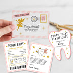 Pink Tooth Fairy Letter Kit