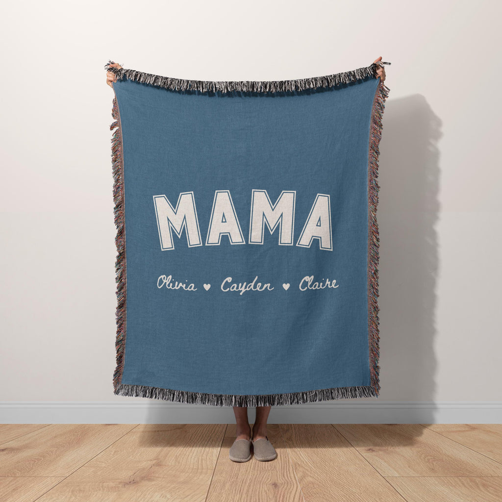 Custom Mama Blanket with Names