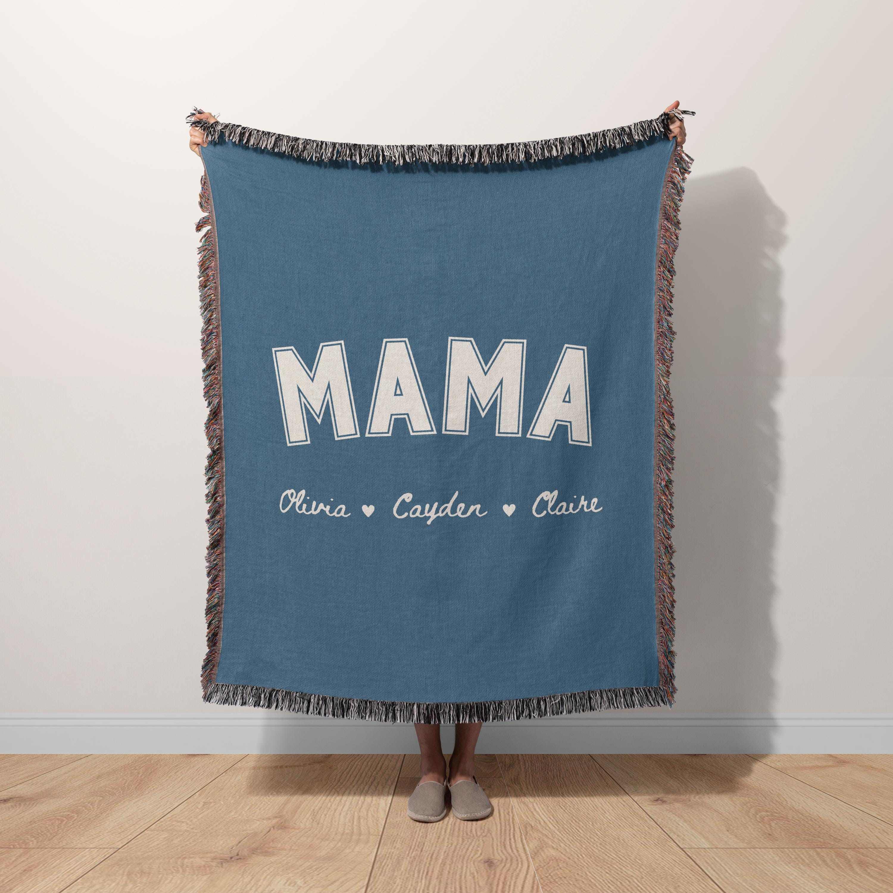 Custom Mama Blanket with Names