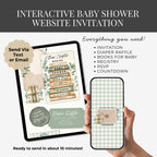 A New Chapter Begins Website Invitation