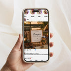 Digital Camping Pregnancy Announcment Template