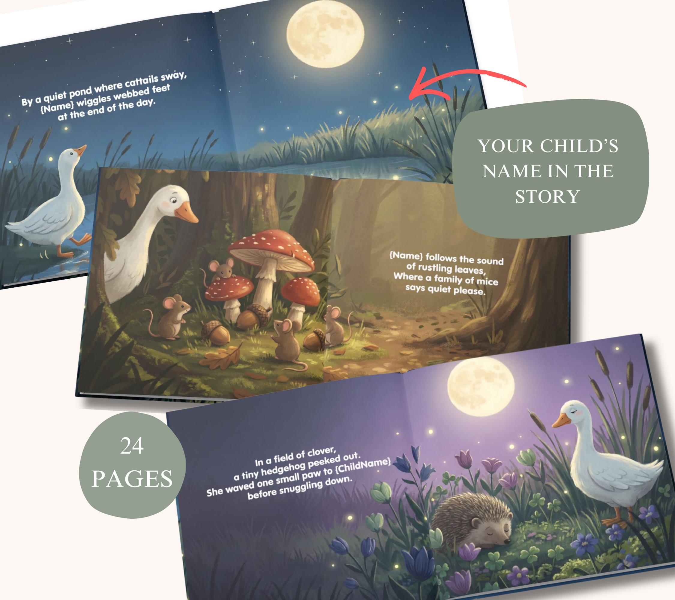 Personalized Silly Goose Bedtime Story