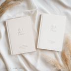 Personalized Stripe Wedding Vow Books