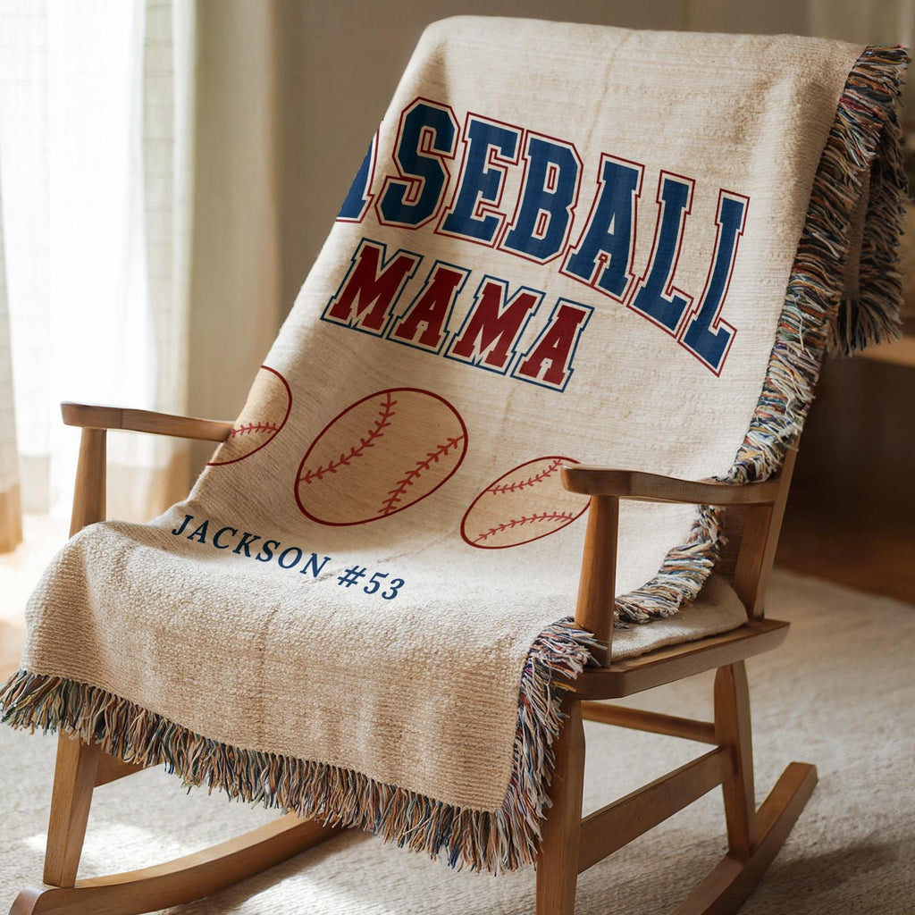 Personalized Sports Mom Blanket
