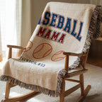 Personalized Sports Mom Blanket