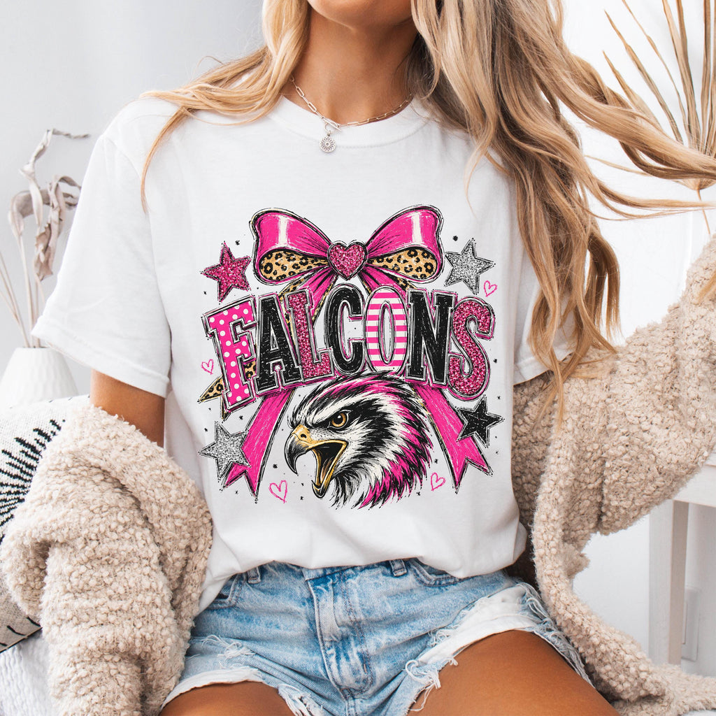 Preppy Falcons Mascot Shirt