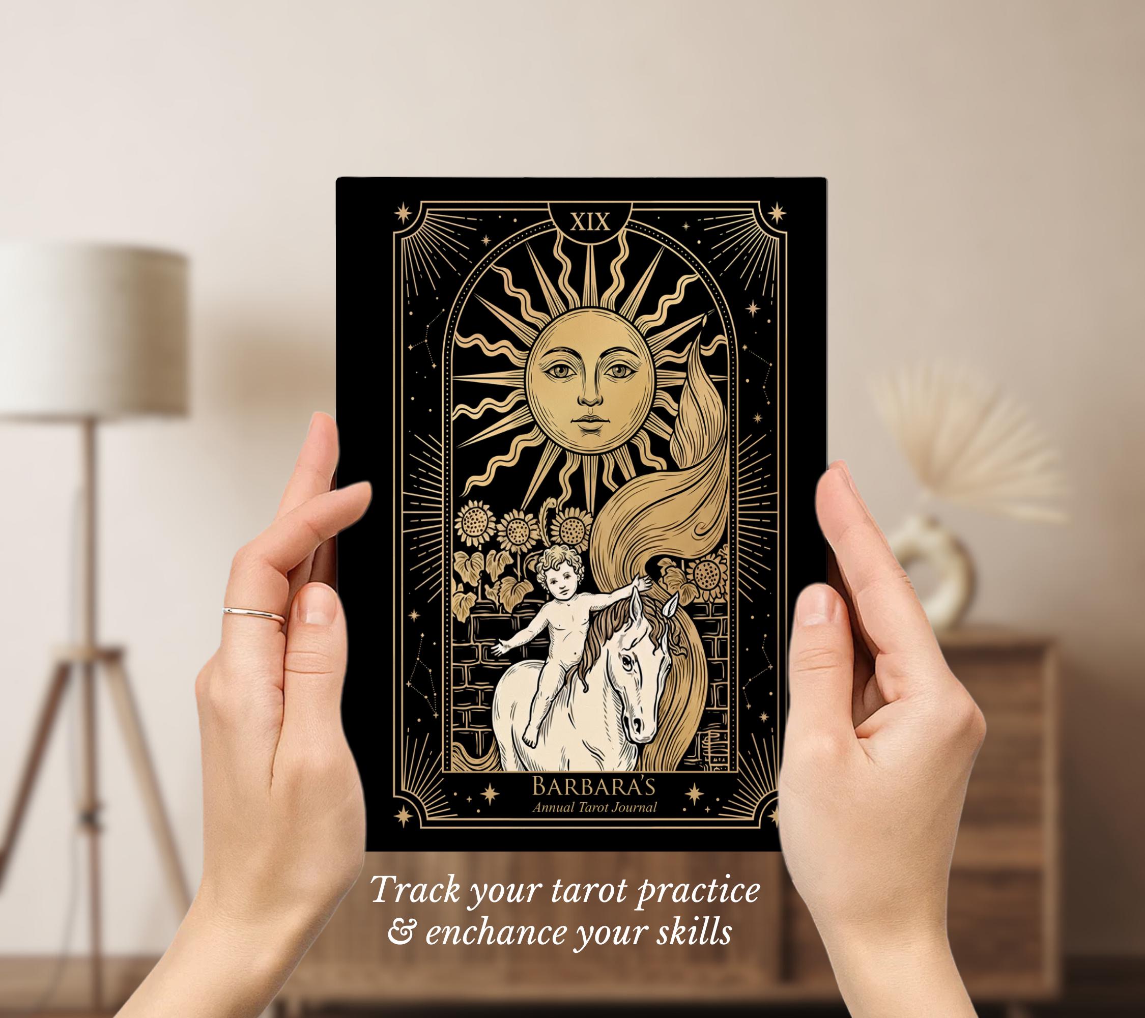 Annual Tarot Journal Personalized