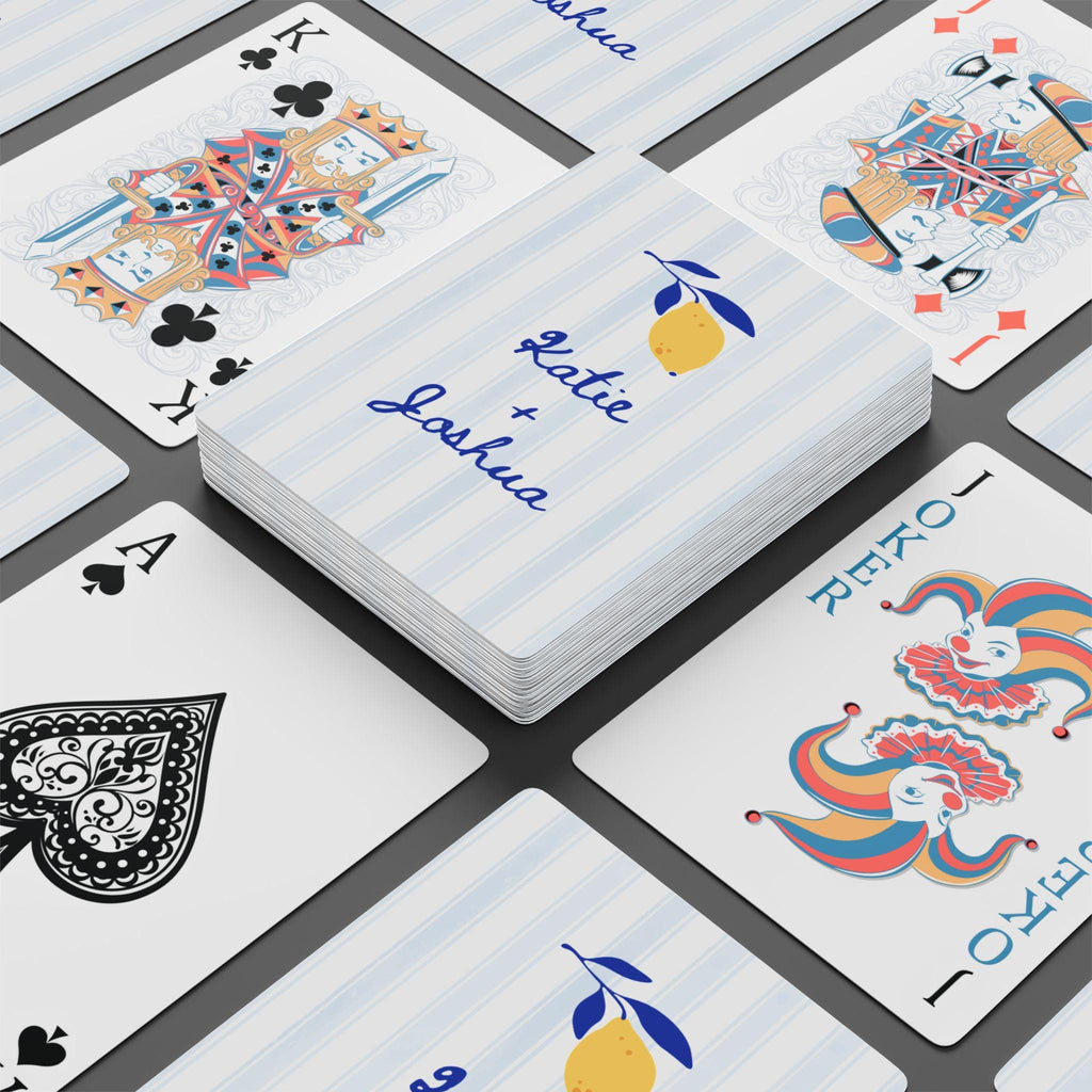 Lemon Playing Cards