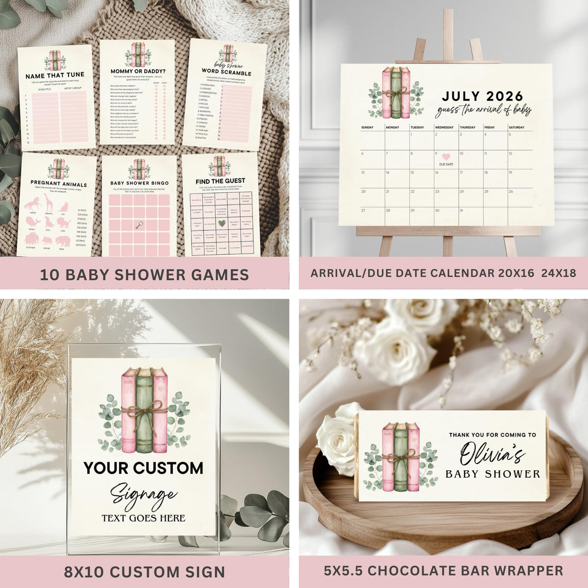 Book Baby Shower Bundle