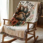 Personalized Dog Mom Blanket