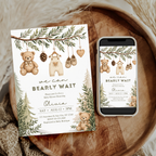 Bear Baby Shower Invitation