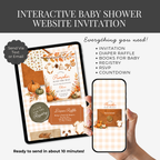 Pumpkin Baby Shower Website