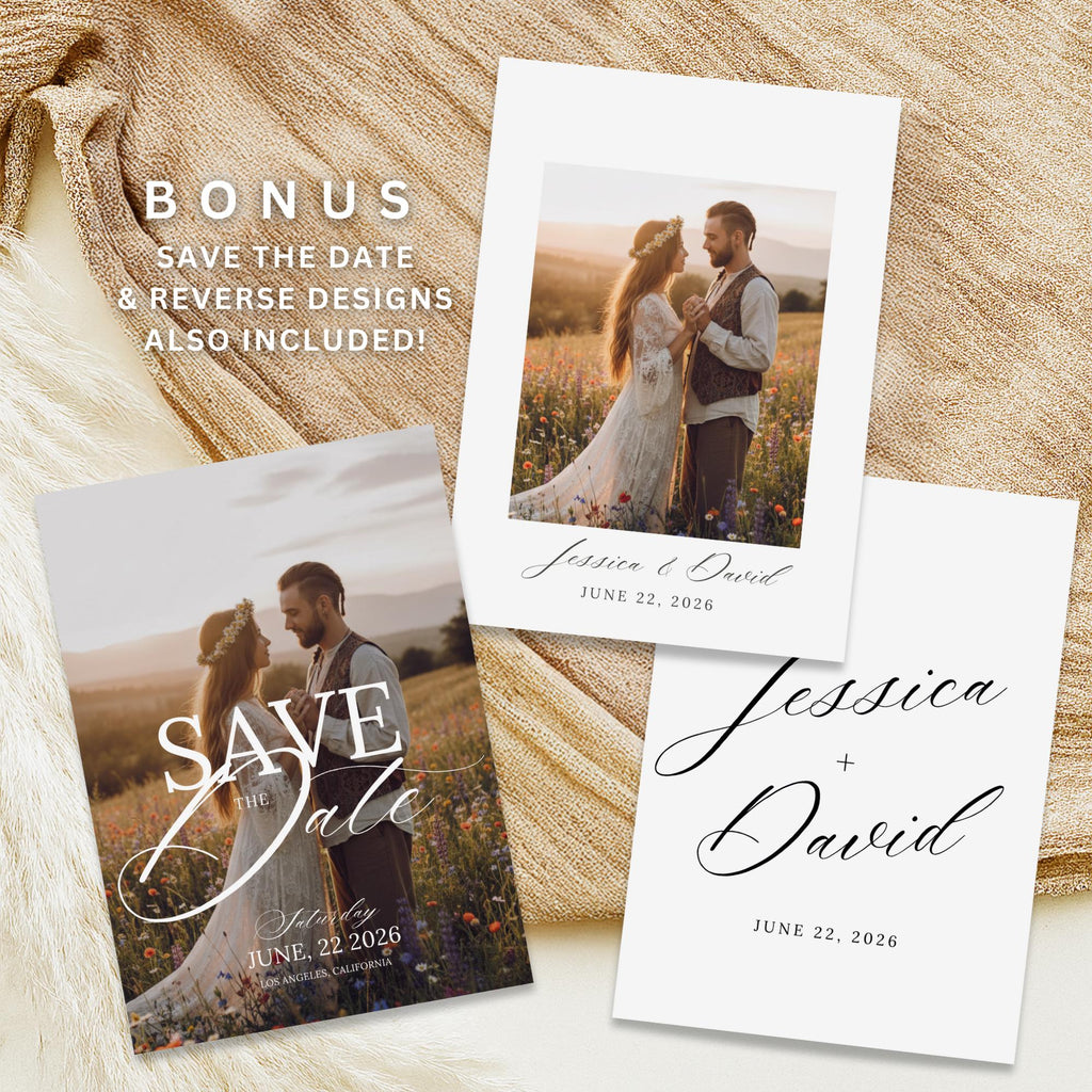 Elegant Mininal Wedding Bundle