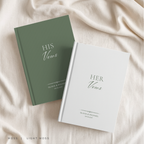 Personalized Stripe Wedding Vow Books