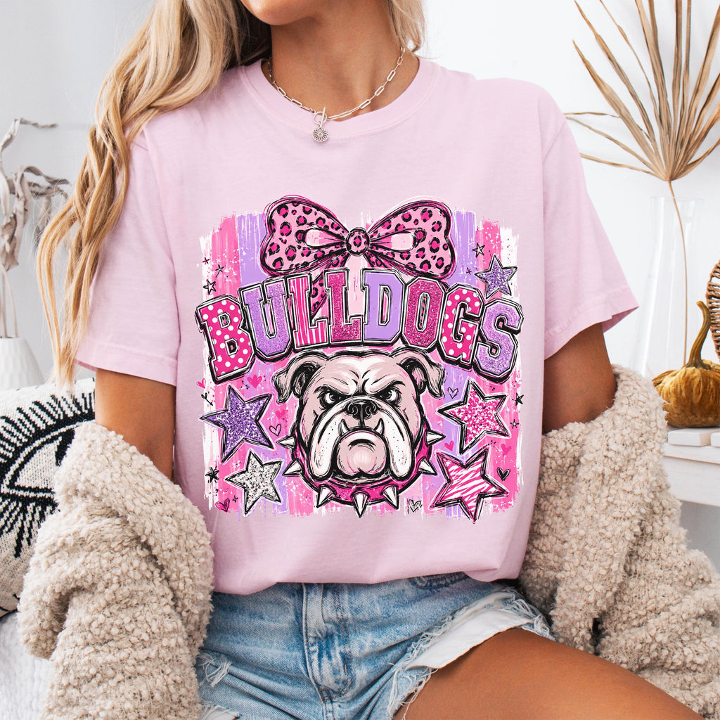 Coquette Bulldogs Mascot Comfort Colors® Shirt