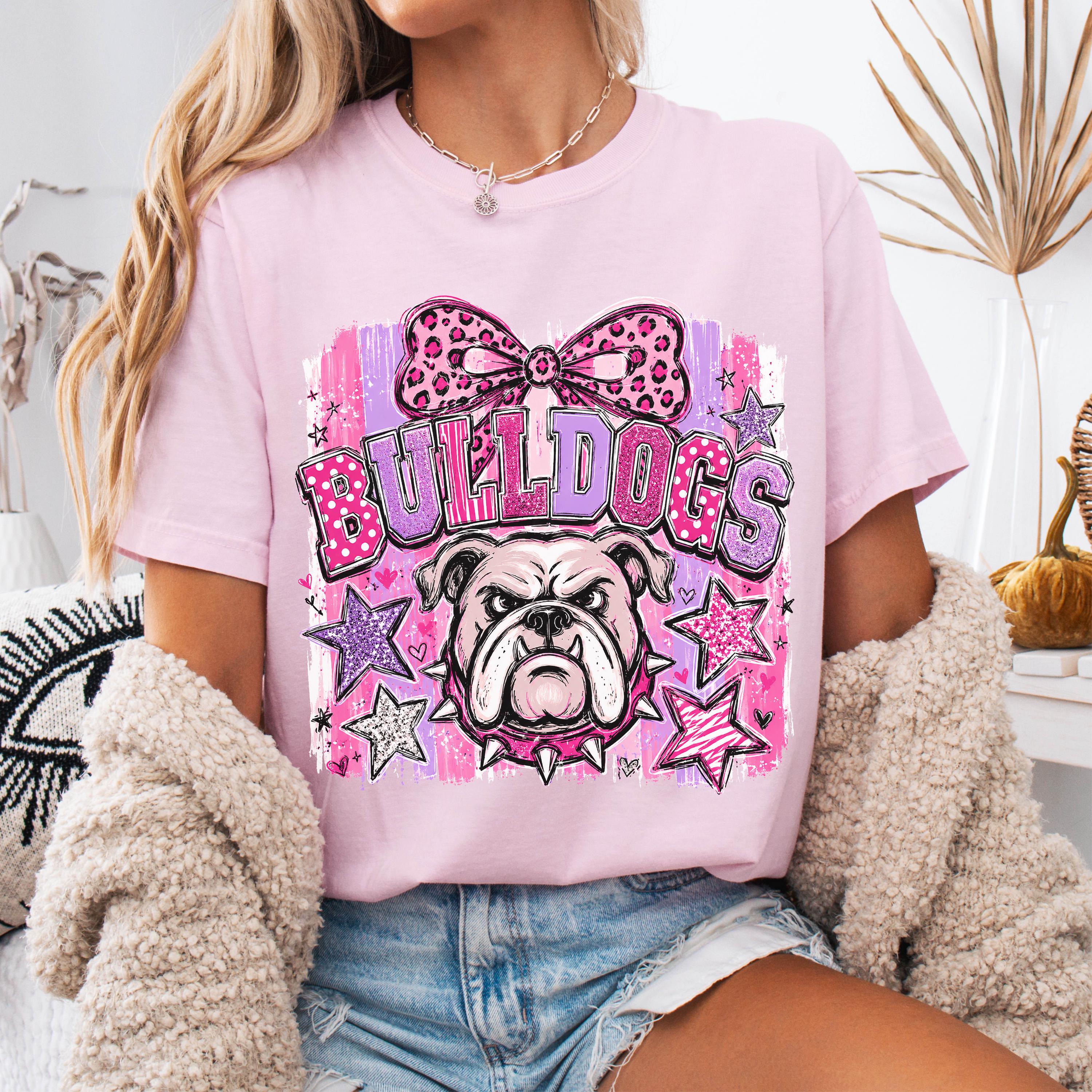 Coquette Bulldogs Mascot Comfort Colors® Shirt