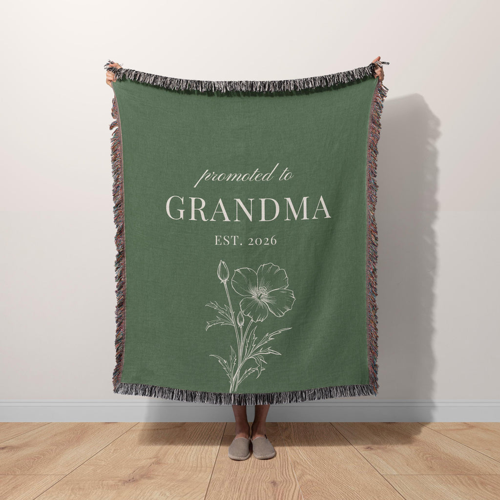 Promoted to Grandma Blanket