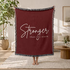 Stronger Than the Storm Woven Blanket