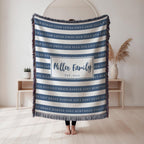 Personalized Family Name Blanket