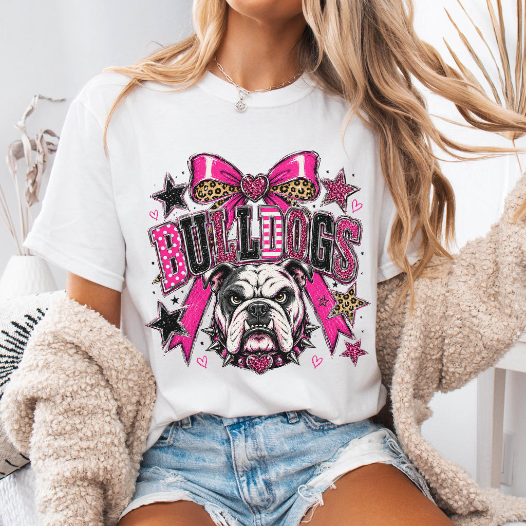 Preppy Bulldogs Mascot Shirt