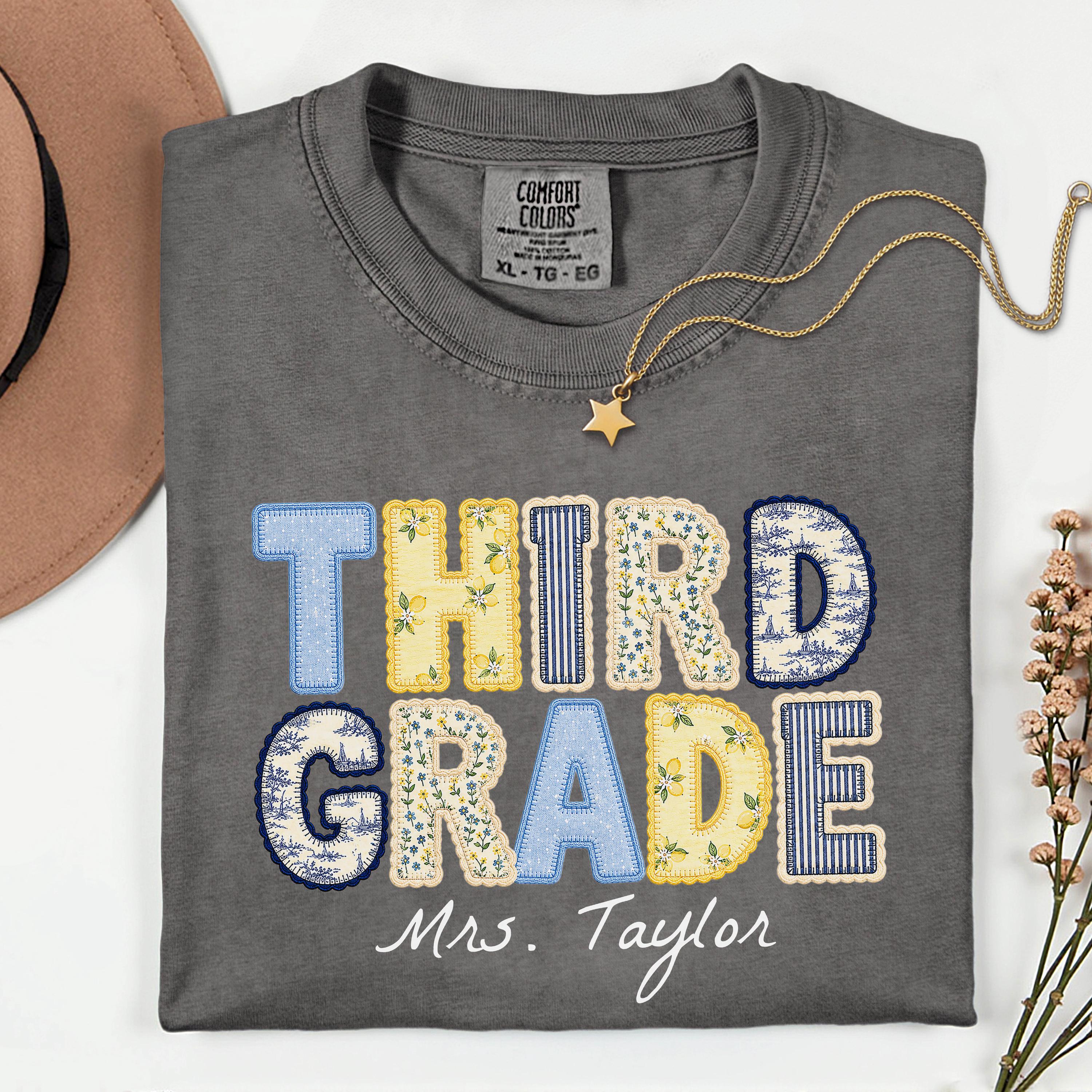 Third Grade Teacher Shirt
