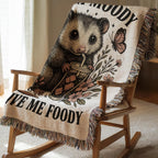 Funny Possum Blanket If I’m Moody Give Me Foody