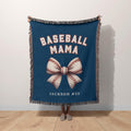 Personalized Baseball Mom Blanket