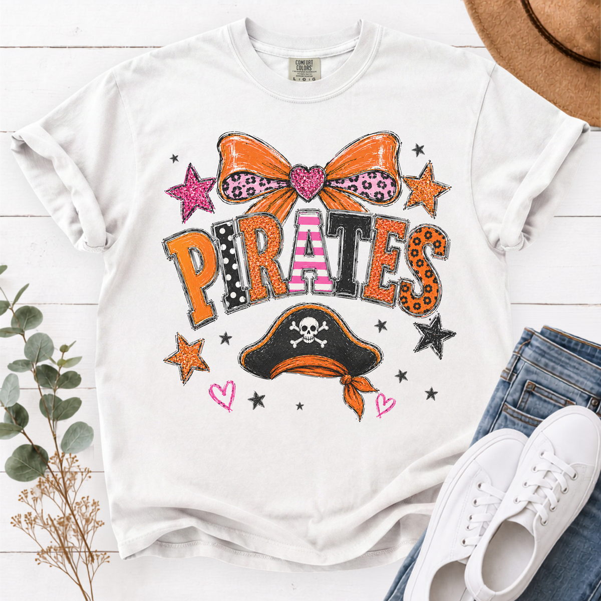 Preppy Pirates Mascot Shirt