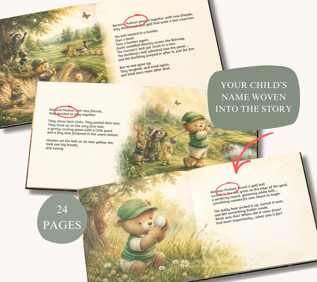 Personalized Golf Storybook