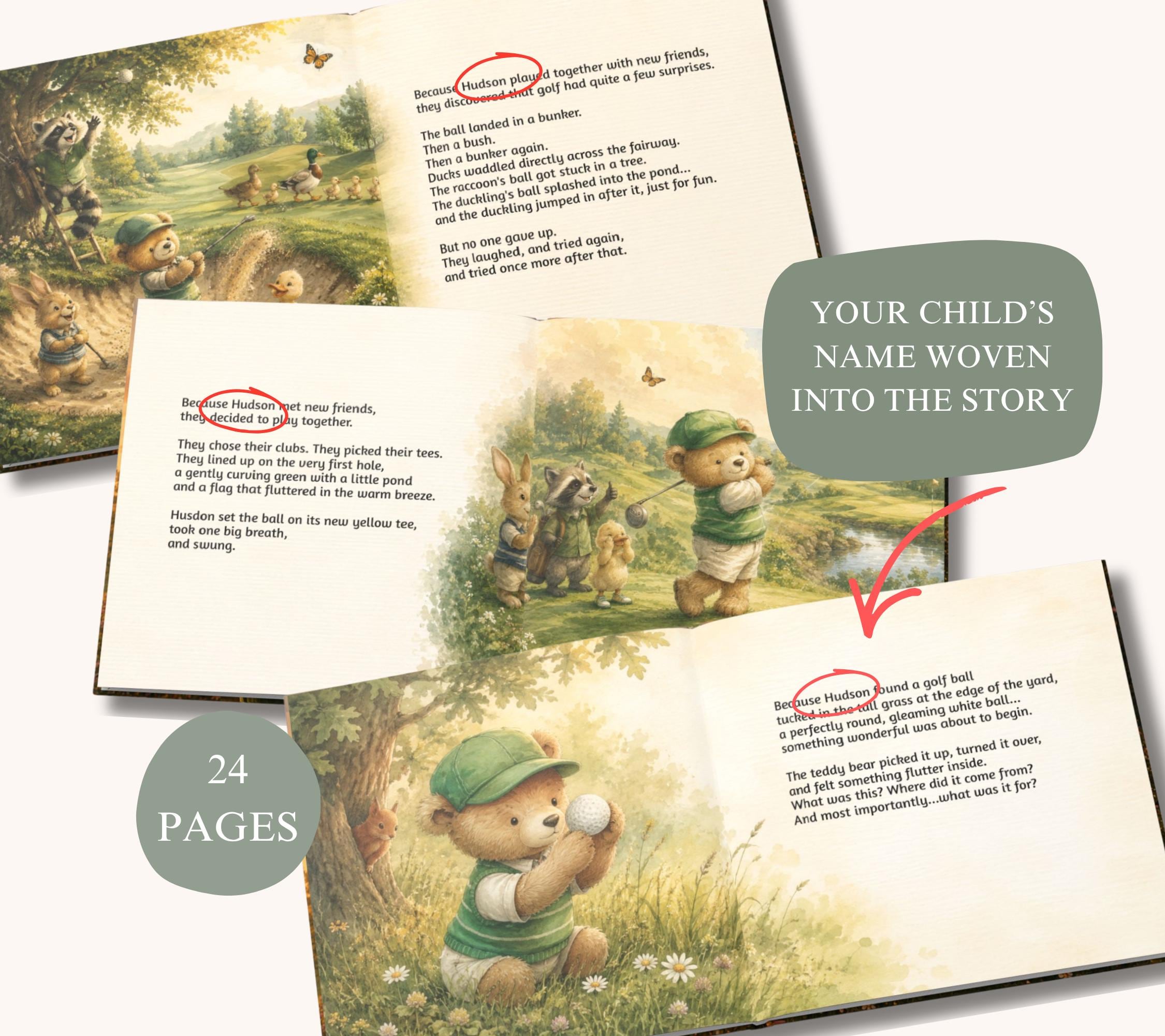 Personalized Golf Storybook