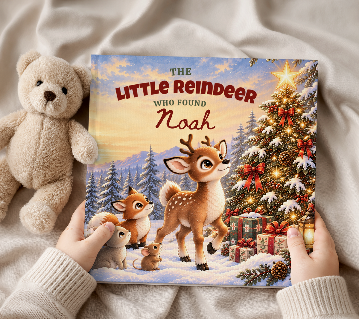 The Little Reindeer Who Found You, Personalized Christmas Book