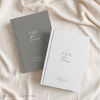 Personalized Stripe Wedding Vow Books