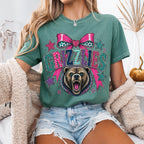 Coquette Faux Glitter Grizzlies Mascot Shirt
