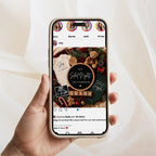 Digital Twins Christmas Pregnancy Announcment Template
