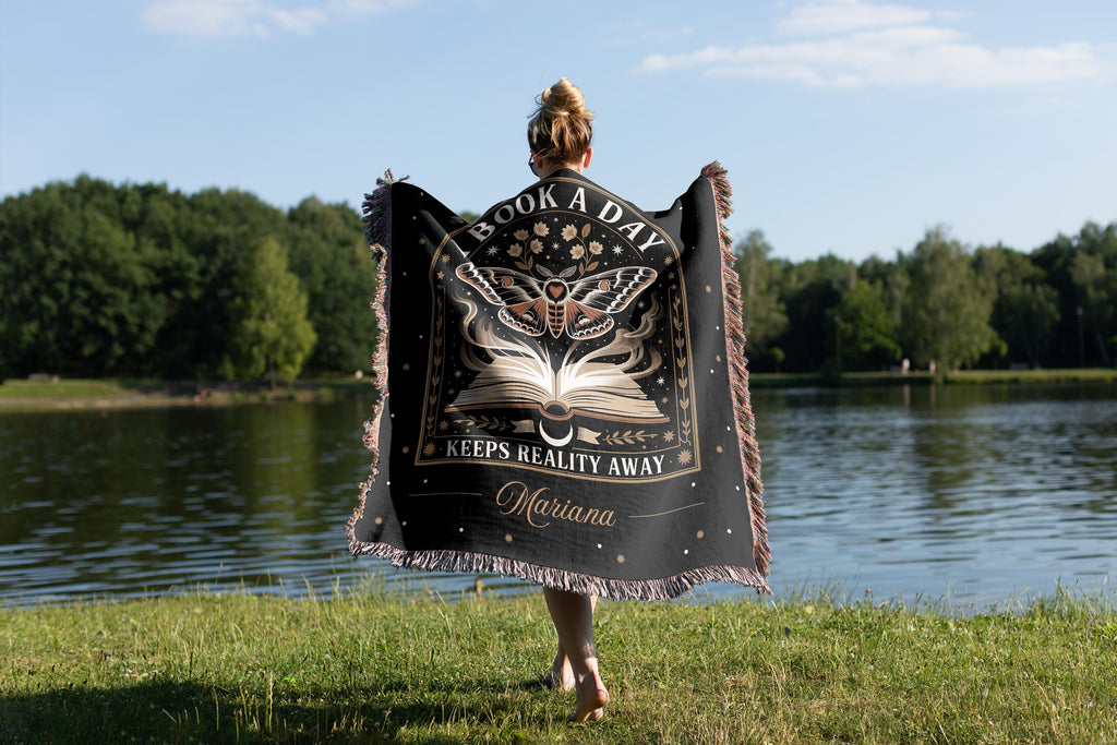 Personalized Book Lover Blanket