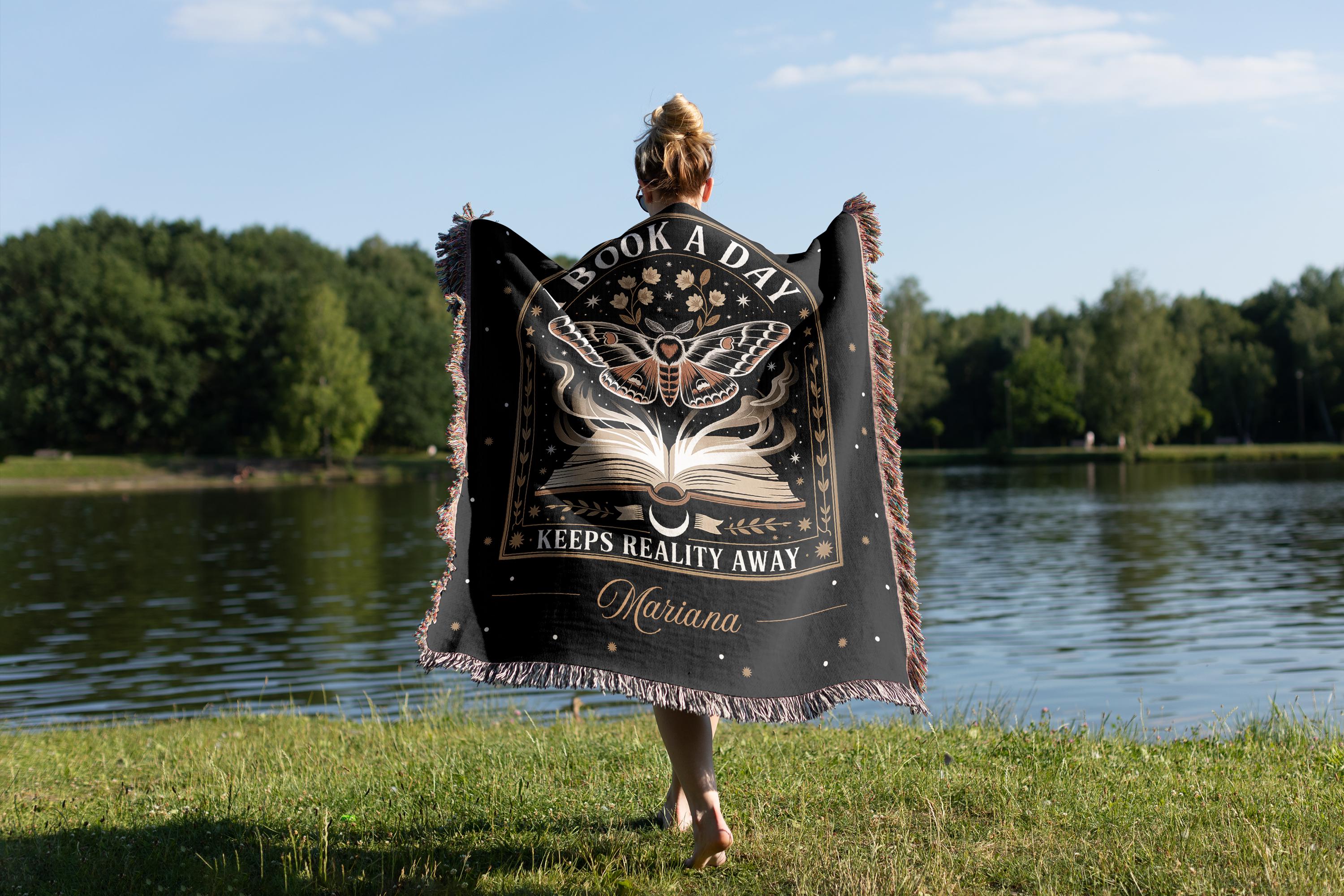 Personalized Book Lover Blanket