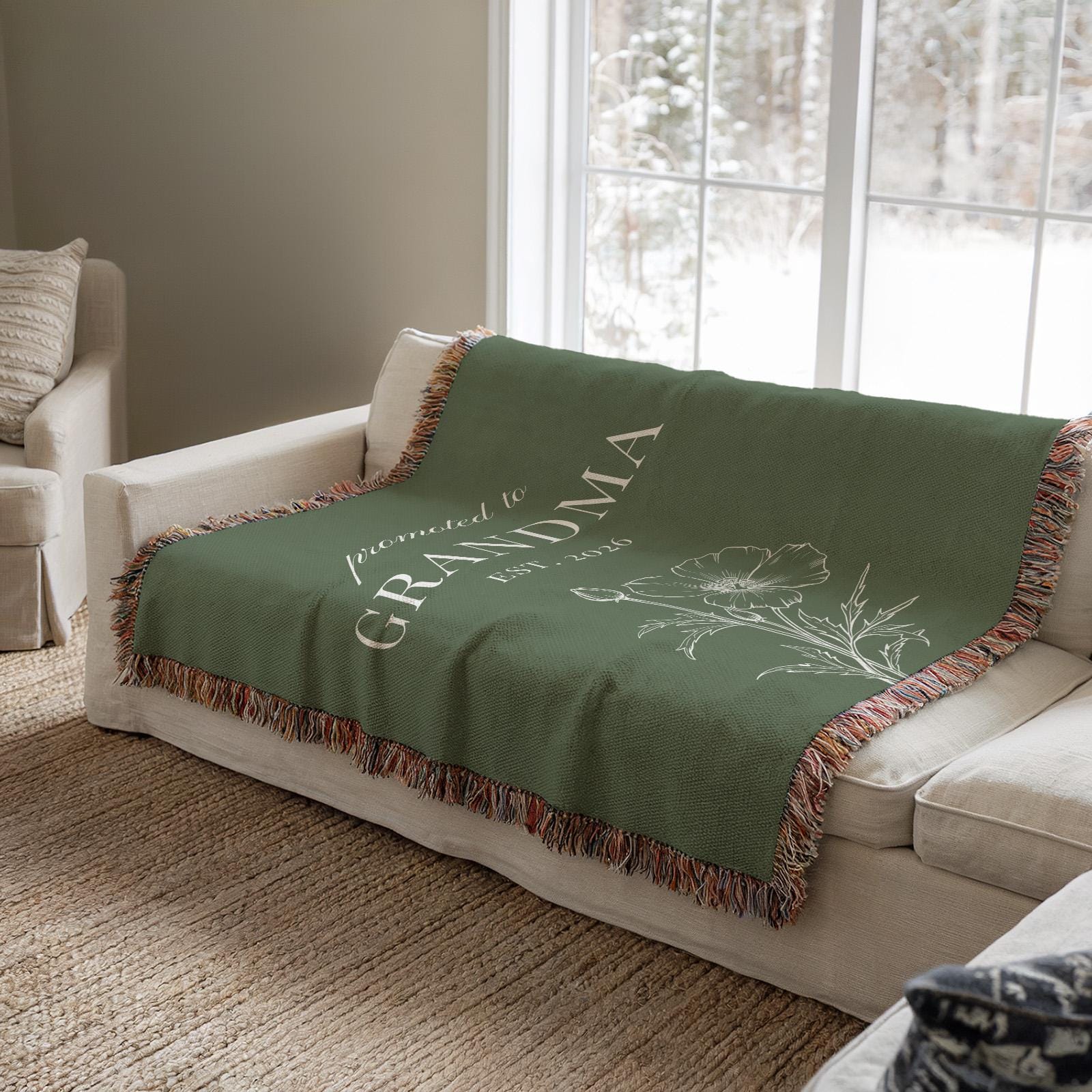 Promoted to Grandma Blanket