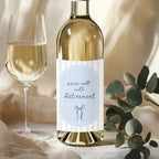 Pairs Well With Retirement Wine Label Template