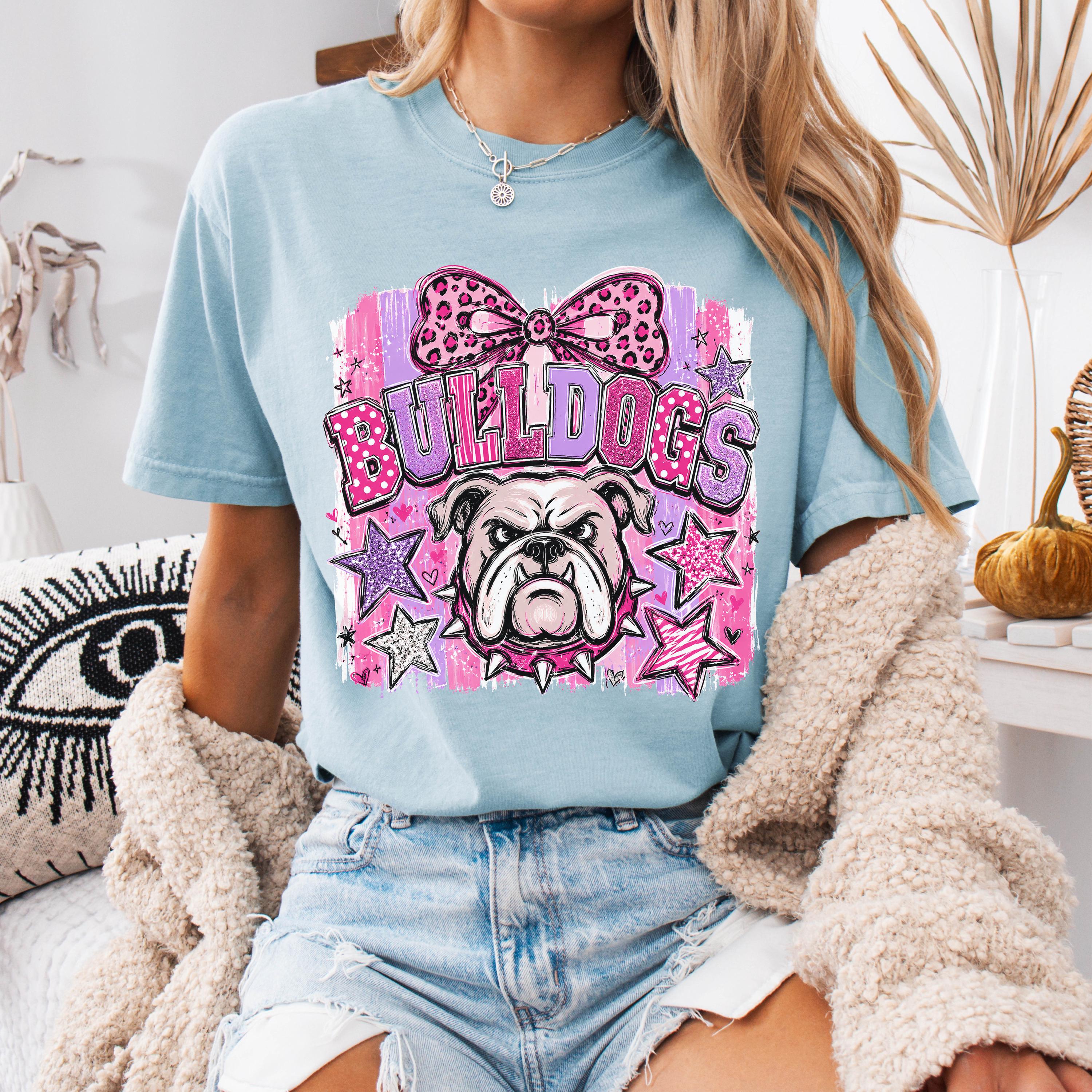 Coquette Bulldogs Mascot Comfort Colors® Shirt