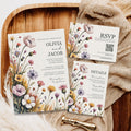Wildflower Wedding Invitation Suite