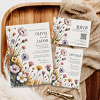 Wildflower Wedding Invitation Suite