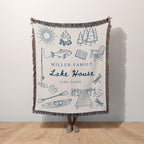 Personalized Lake House Blanket