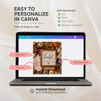 Digital Thanksgiving Pregnancy Announcment Template