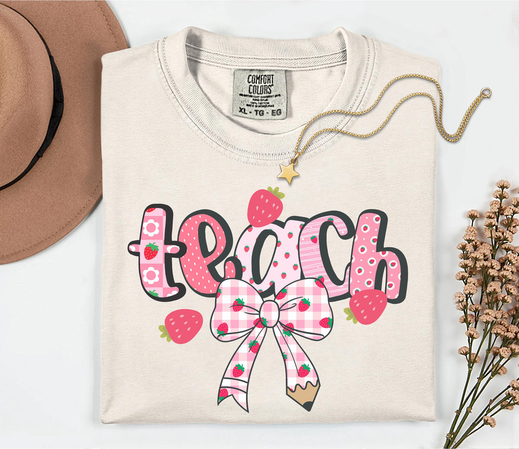 Strawberry Teacher Tshirt