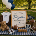 Football Pregnancy Digital Announcment Template