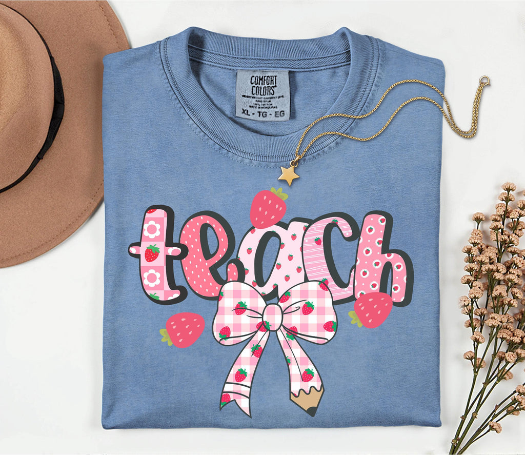Strawberry Teacher Tshirt