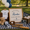 Baseball Pregnancy Digital Announcment Template