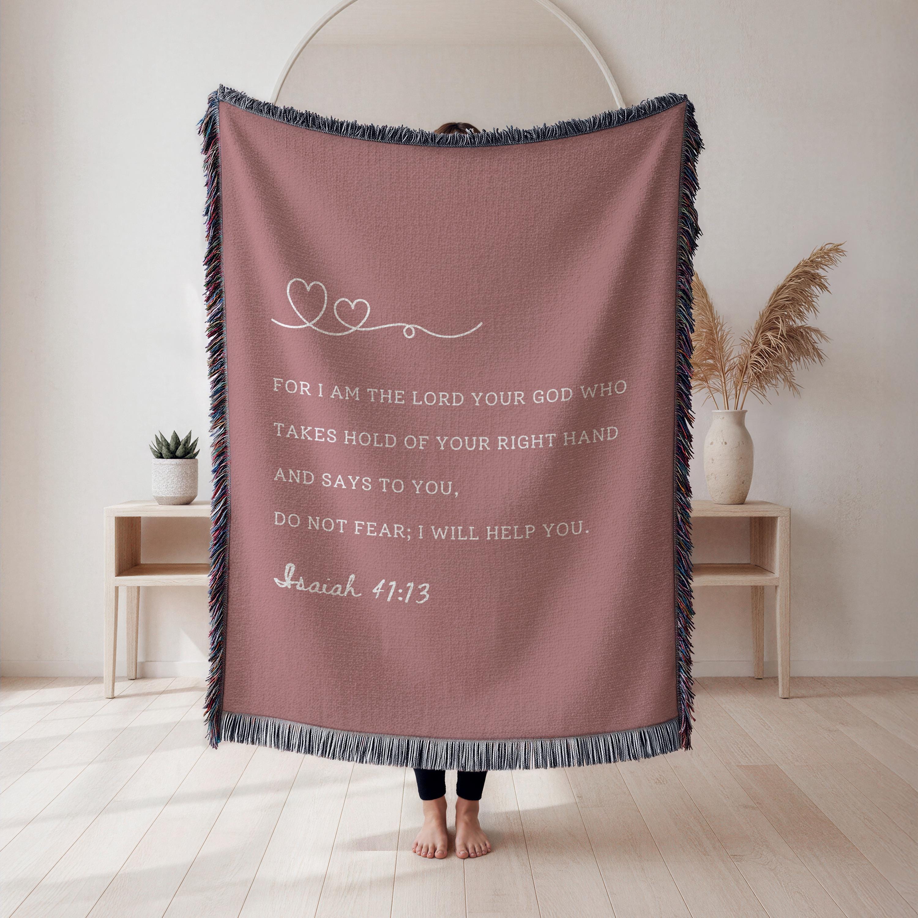 Christian Scripture Blanket Gift