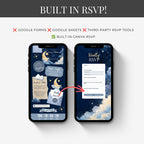 Moon & Stars Shower Website Invitation