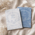 Personalized Toile Wedding Vow Book